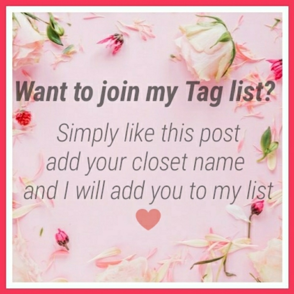 Want to join my tag list?